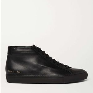 Black Common Projects High Tops, 42